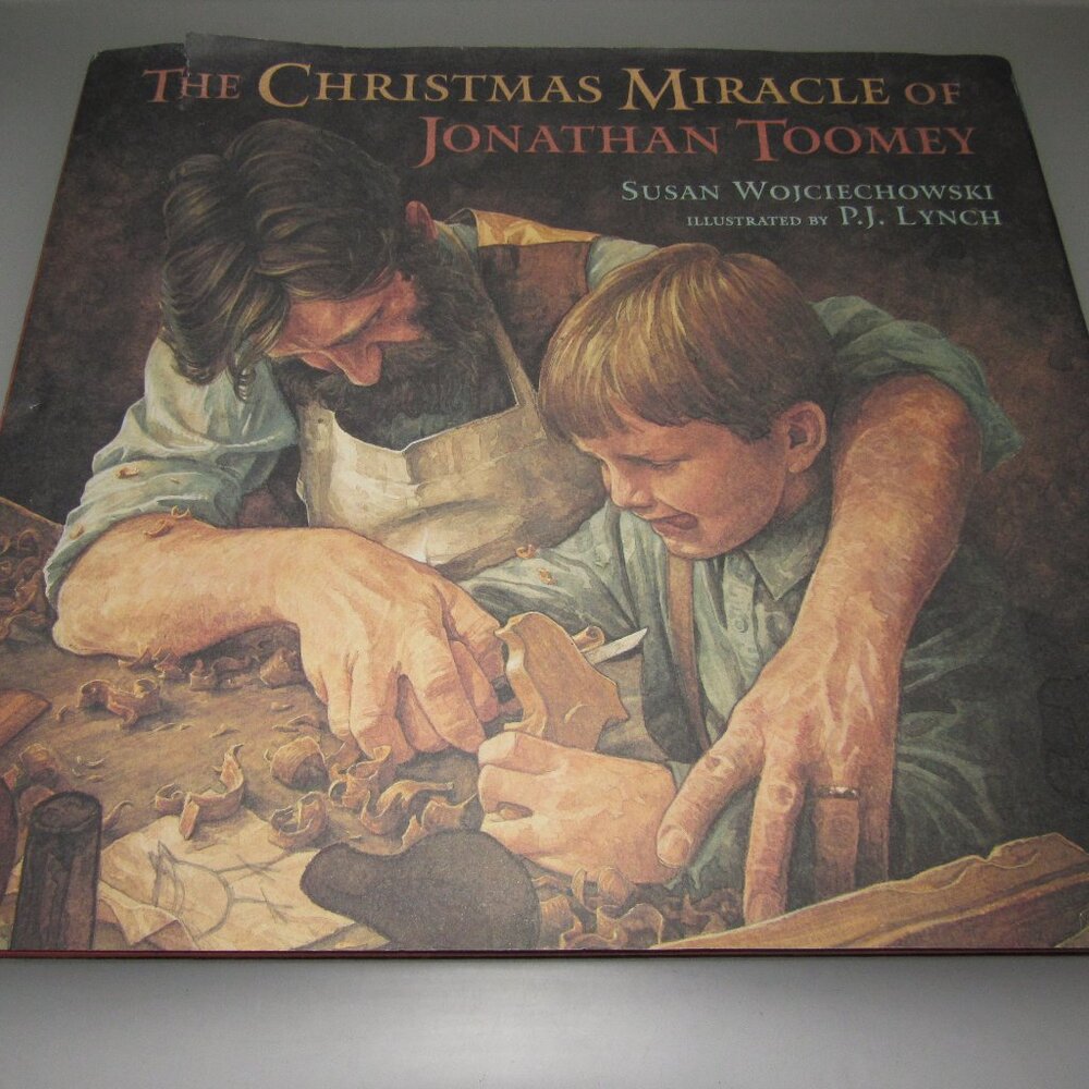 The Christmas Miracle of Jonathan Toomey by Susan Wojciechowski Illustrated Book